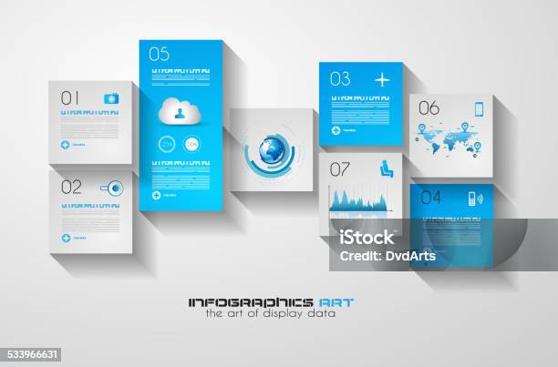 Infographic Teamwork And Brainstorming With Flat Style Stock Illustration - Download Image Now