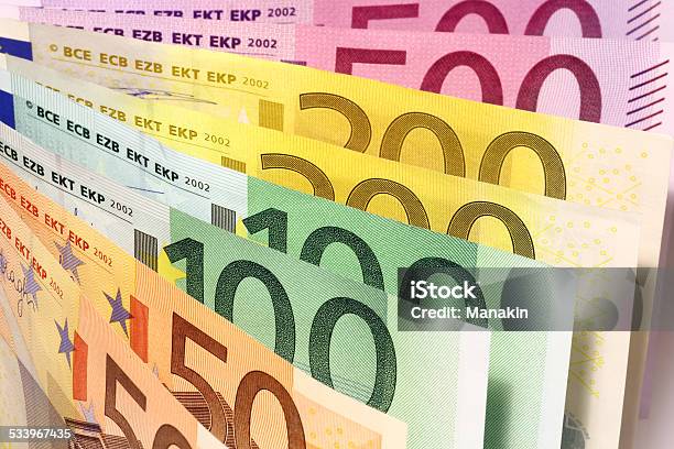 Euro Banknotes Stock Photo - Download Image Now - European Union Currency, Hand Fan, Currency