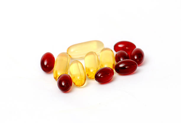 istock Cod liver oil omega 3 gel capsules 533975816