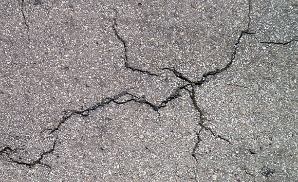 istock Texture of the old road with cracks 533976470