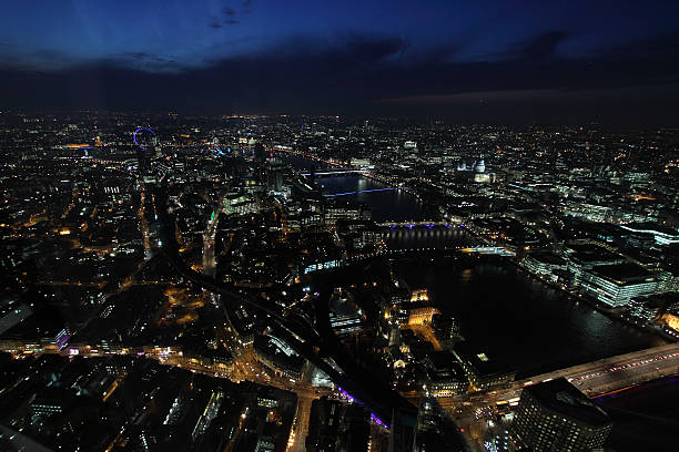 istock London aerial night view 533977186