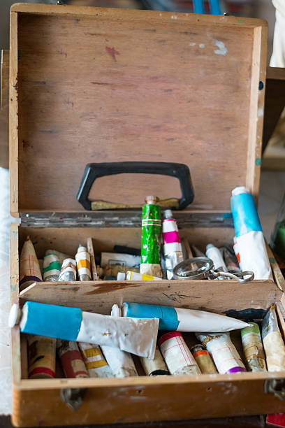 istock Oil paint tubes 533979064