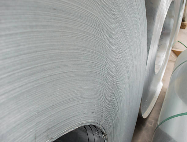 istock Steel coil closeup 533981378