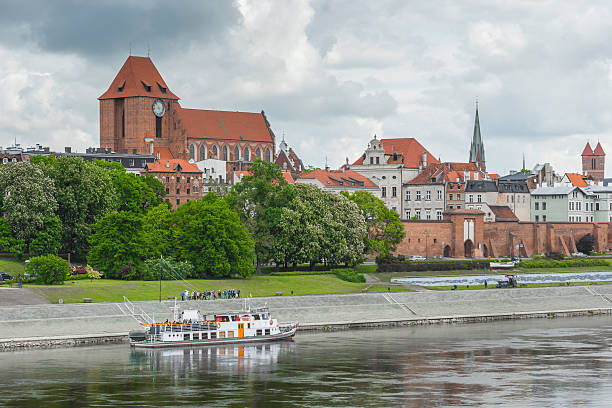 istock Torun in Poland, Old Town skyline 533984652