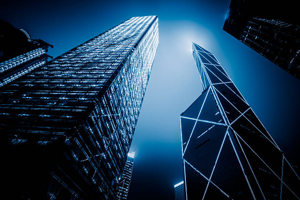 istock low angle view of skyscraper,hongkong 533987740