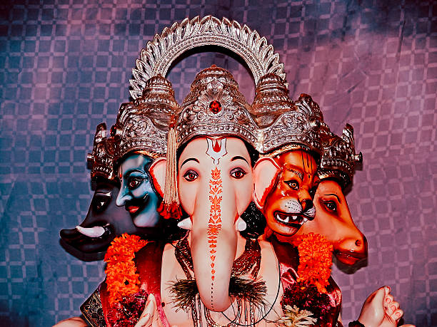 Lord Ganesha Ganesh Festival Maharashtra India Stock Photo - Download Image  Now - Ganesh Chaturthi, Asia, Celebration - iStock