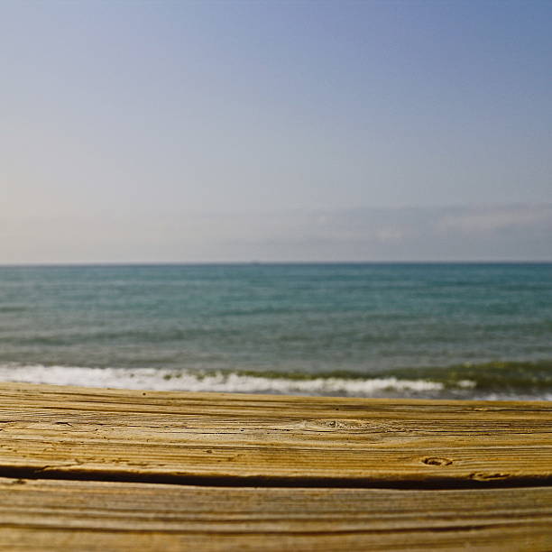 istock Sea View from Wooden Decking 533992248