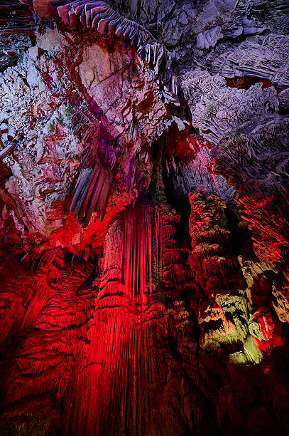 istock Stalactites inside of the St. Michaels cave in Gibraltar 533992372