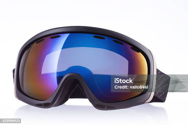 Ski Sport Glass Isolated On White Stock Photo - Download Image Now - Skiing, Ski, Remote Location