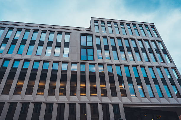istock Modern Office Building with Narrow Windows 533997390