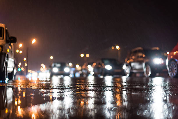 istock Rainy day in the city at night 533998189