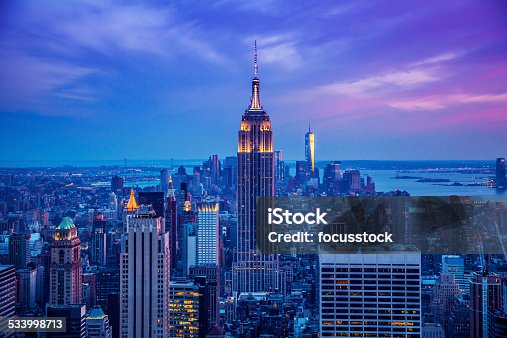 istock Empire State Building at night 533998713