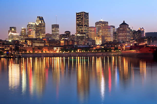 istock Montreal skyline and St Lawrence River at dusk 534000740