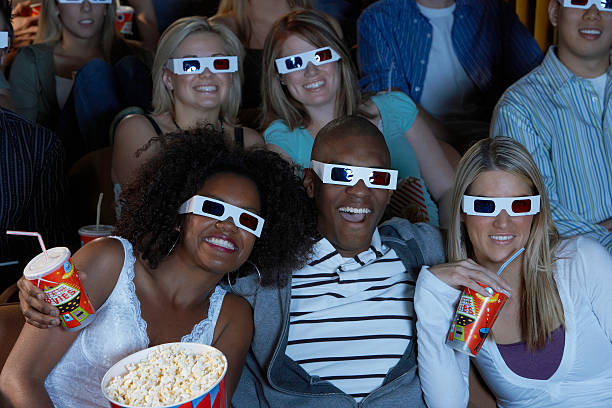 istock People Watching Movie in Theater 534001011