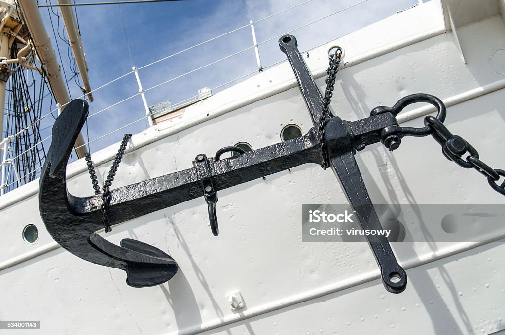 Tall Ship Anchor Stock Photo - Download Image Now - Anchor - Vessel Part,  Sailboat, 2015 - iStock