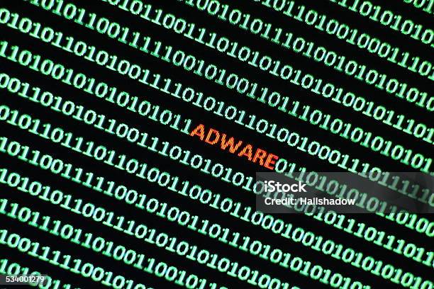 Computer Adware Stock Photo - Download Image Now - 2015, Antivirus Software, Coding