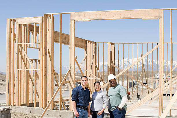 istock Portrait of builders on a construction site 534003187