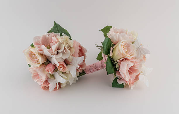 istock Bridesmaids Bouquets Light Pink and Ivory 534003764