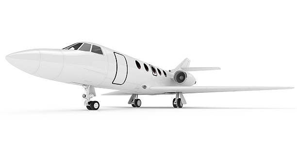 istock 3D renderinf of airplane on white background 534028462