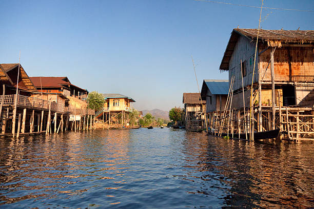 istock Houses in Inle Lake, Myanmar 534030086