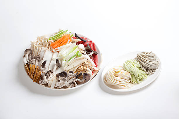 Mushroom and Beef shabu-shabu