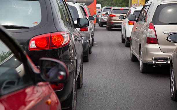 istock Cars in a traffic jam on rush hour 534032214