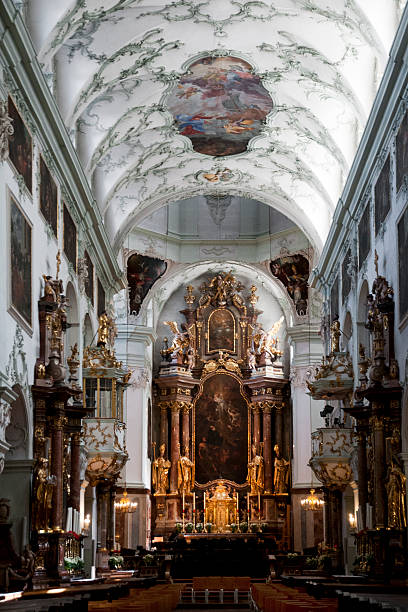 istock Salzburg - Trinity church interior 534032230