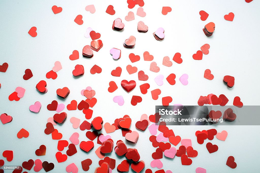 Sfondo di cuore di carta piccolo - Foto stock royalty-free di 2015