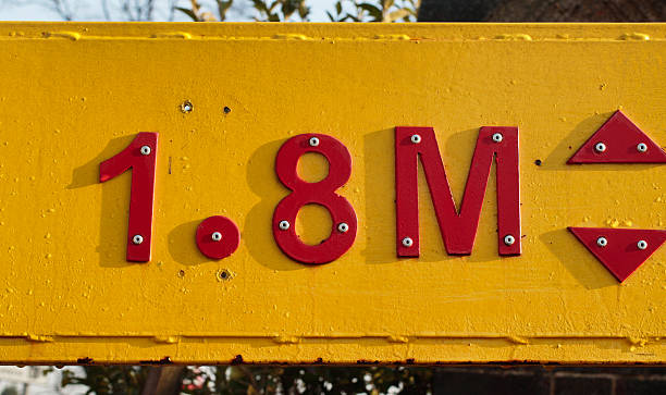 istock Height warning notice 1.8 metres 534033647