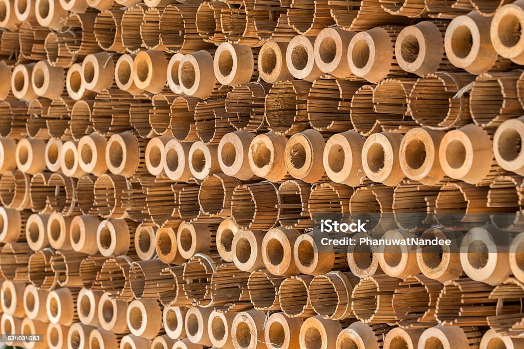 쌓다 대나무 사용 수제 우산 0명에 대한 스톡 사진 및 기타 이미지 - 0명, 2015년, 노랑 - iStock