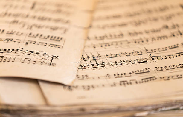 istock Pages of Old Sheet Music 534034764