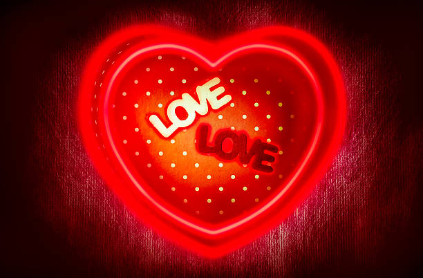 istock Heart-shaped gift box, text 