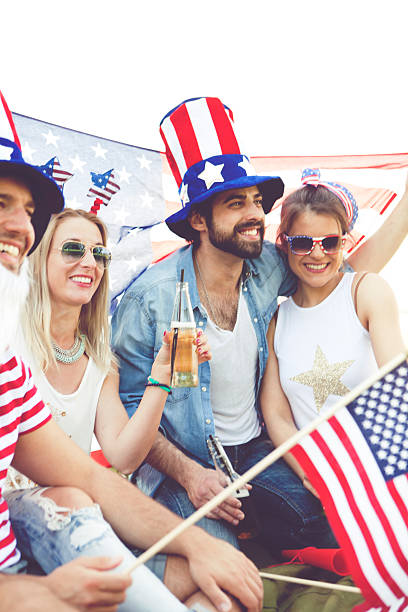 istock Friends celebrating US Independence Day 534037206