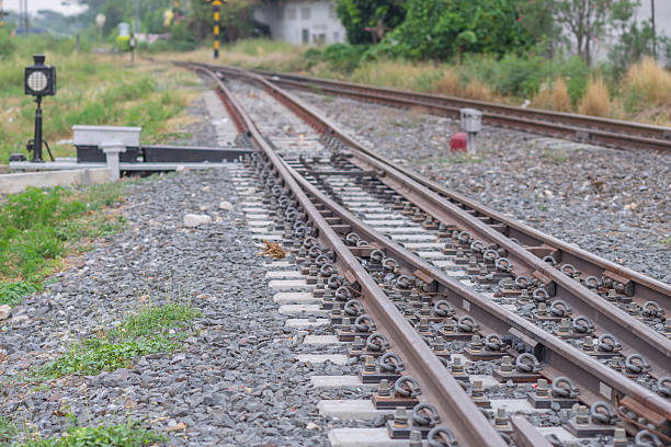 istock Railway at the platform and blur background 534041054
