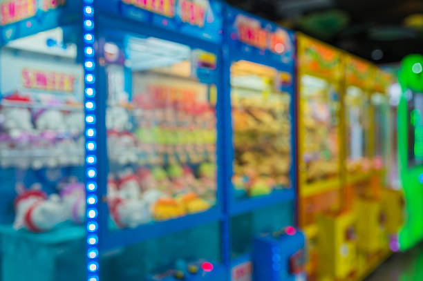 istock Blur image of playground in the mall use for background 534041452
