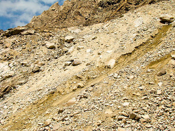 istock moraine in Caucasian mountains 534043710