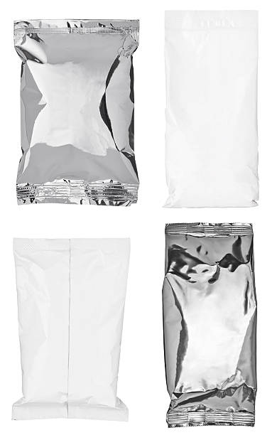 istock silver aluminum bag package food template 534044574