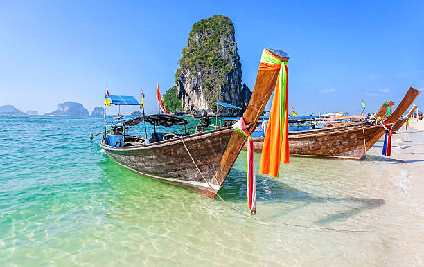 istock Boats on the beach in Thailand. 534044897