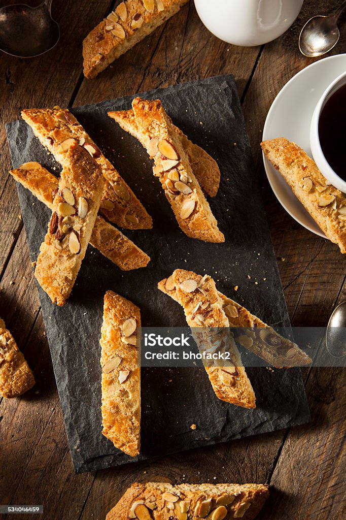 Homemade Almond Biscotti Pastry Homemade Almond Biscotti Pastry Ready for Breakfast 2015 Stock Photo