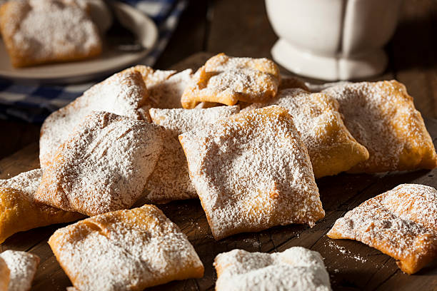 istock Homemade Powder Sugar Beignets 534046473
