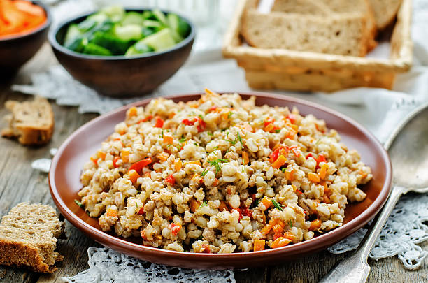 istock barley porridge with meat and vegetables 534046809