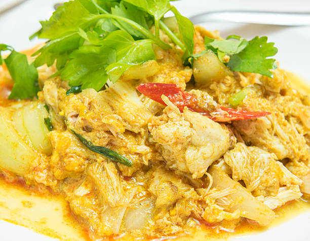 istock rice vermicelli Crab in Curry Powder / food 534046977