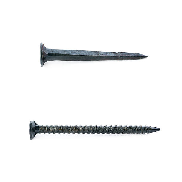 istock Metal nail isolated over the white background 534047044