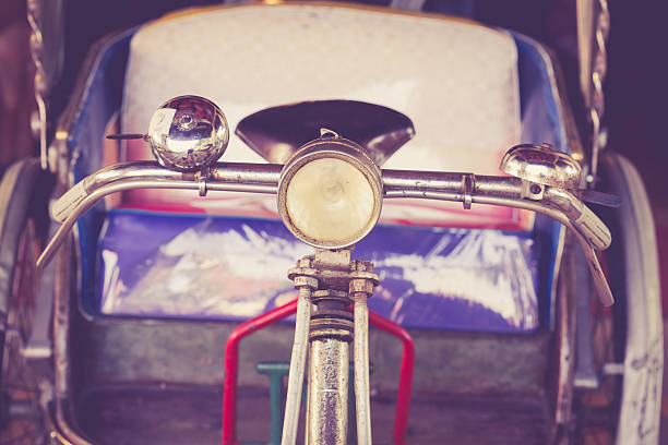 Close up vintage bicycle