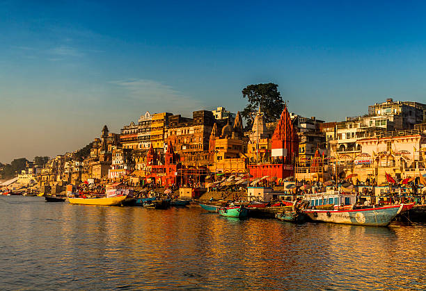 istock Scene of River Ganges, Varanasi, India. 534047829