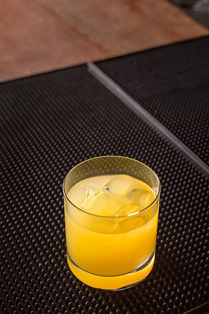 istock Screw driver cocktail on a bar ribber mat 534049085