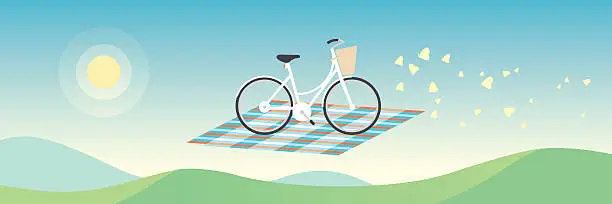 Vector illustration of Country Bike