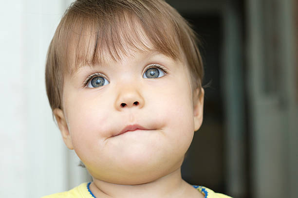 istock Baby girl with duckface 534049466