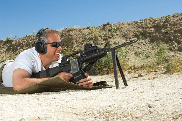 istock Friends at a firing Range 534050125