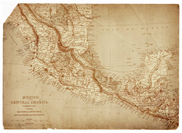 istock Map of Mexico and Central America 1873 534052531
